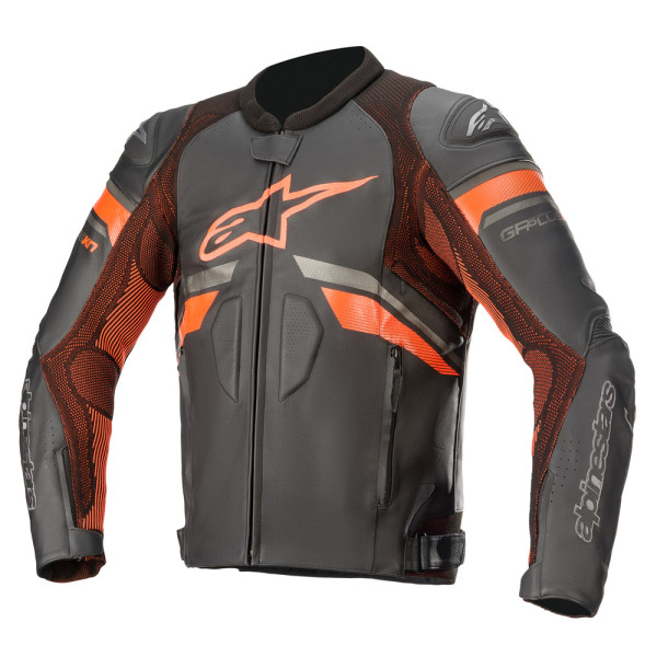Alpinestars Alpinestars GP Plus R V3 Rideknit Leather Jacket Black/Red/Fluo